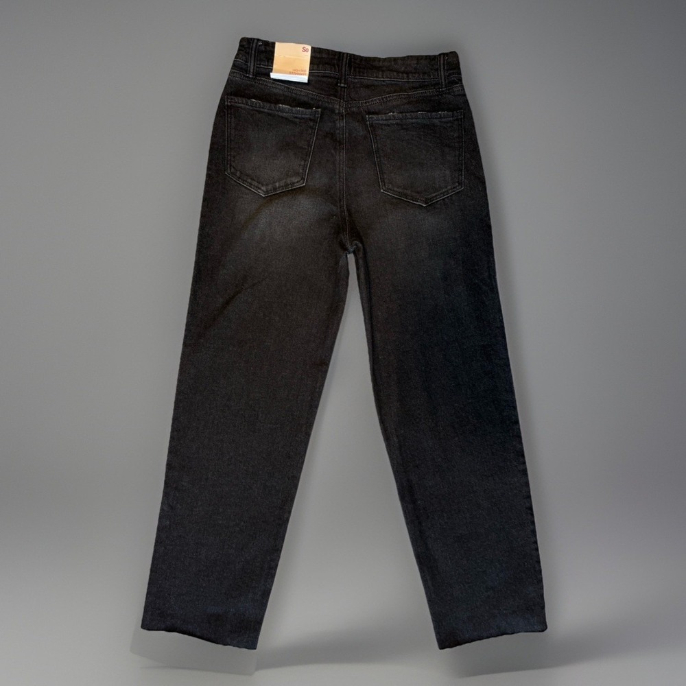 NWT High Rise Straight Black Wash Denim‎ Jeans Womens Size 7 - Picture 3 of 8